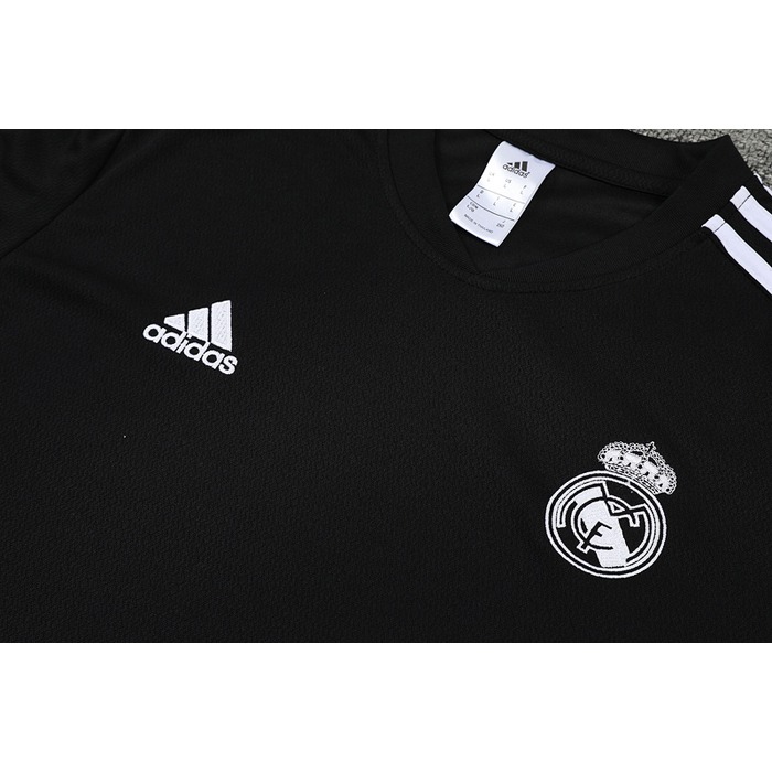 Chandal del Real Madrid Manga Corta 22-23 Negro y Purpura - Pantalon Corto